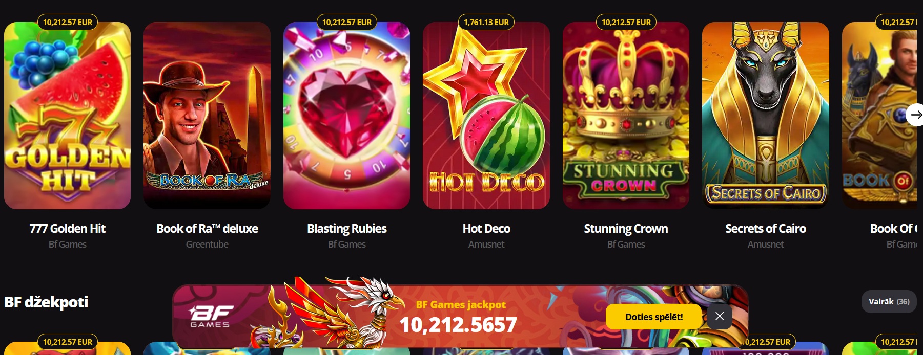 LVBet kasyno online – automaty i gry stołowe